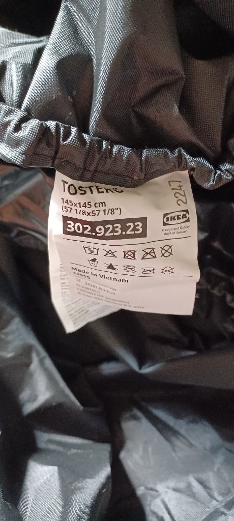 IKEA TOSTERÖ Beschermhoes 145x145 cm, Ophalen, Gebruikt, Overige materialen