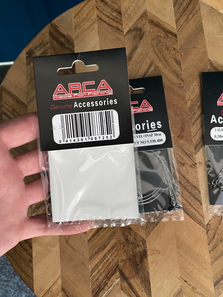 Arca stalen onderlijnen 30cm 15kg, D, Overige typen, Nieuw, Ophalen of Verzenden