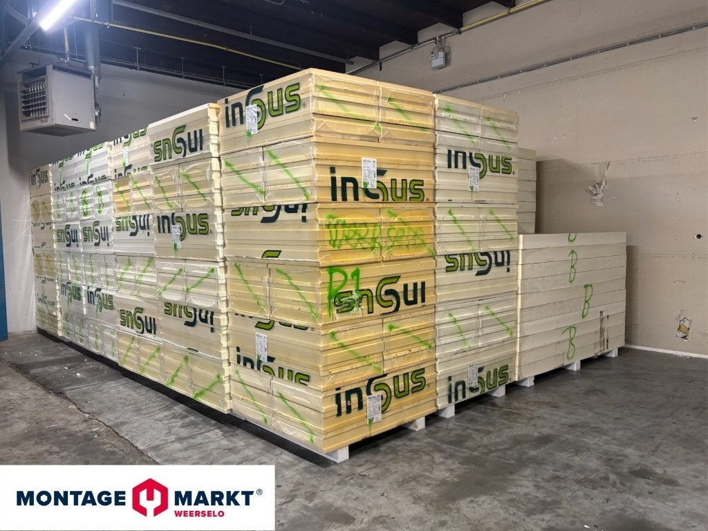 B-keus PIR-isolatie 14 cm | Insus | Alu/Alu | Strakke platen, Doe-het-zelf en Verbouw, Isolatie en Afdichting, Ophalen, Dakisolatie