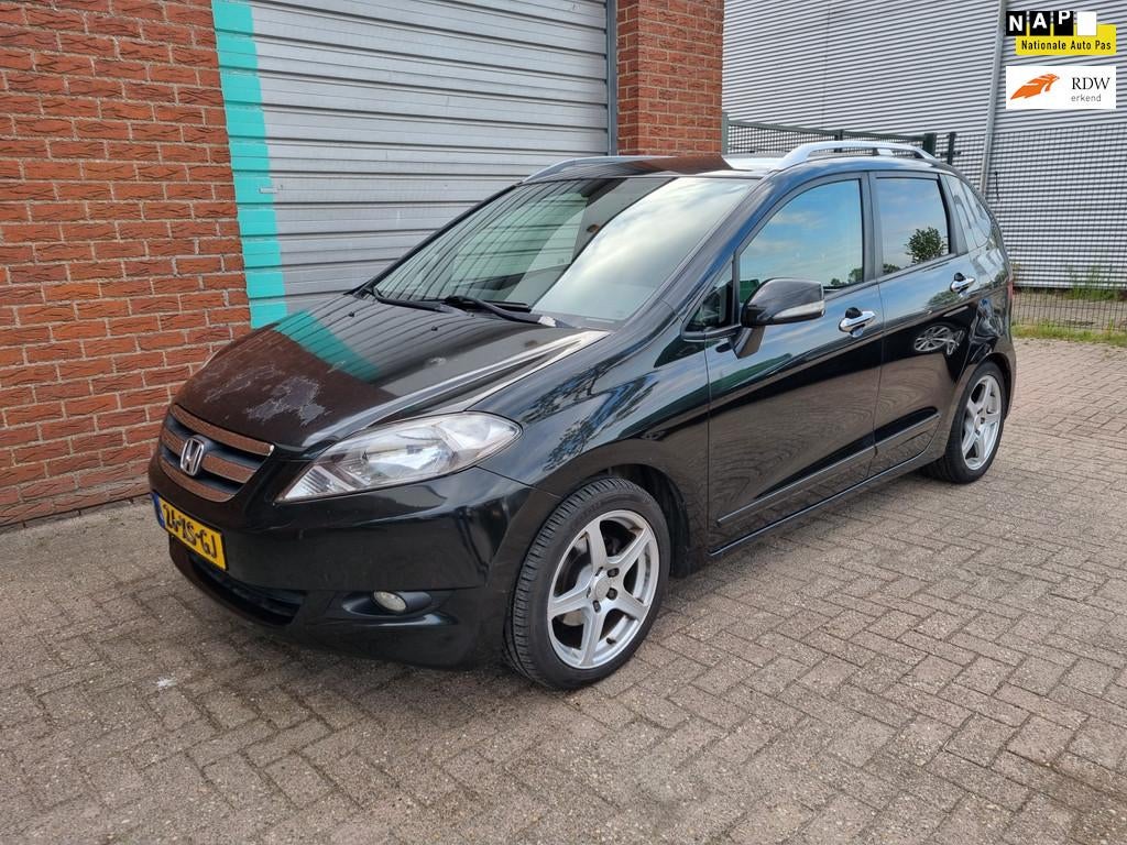 Honda FR-V 1.8i Lifestyle 6-pers. Clima! Bj:2007 NAP!, Auto's, Honda, Gebruikt, 4 cilinders, Zwart, Origineel Nederlands