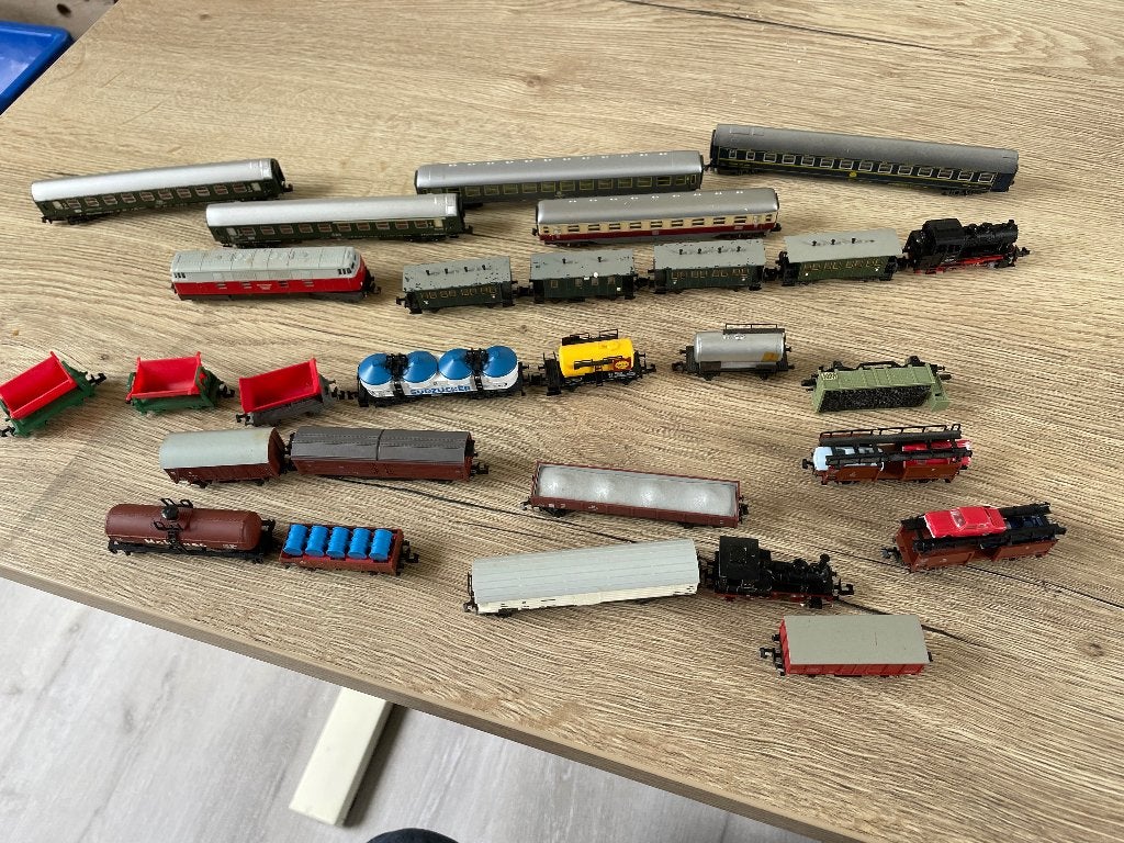 treinen en wagons, Ophalen, Gebruikt, Gelijkstroom, Trix