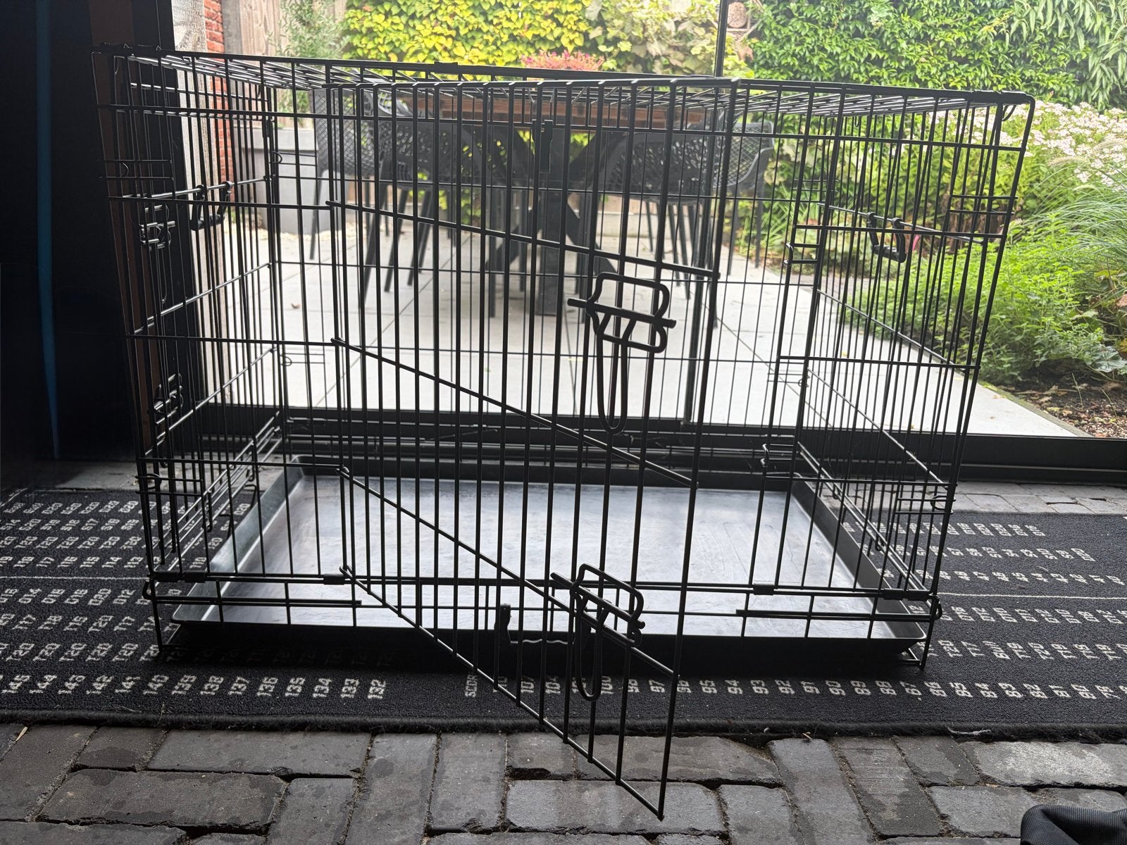 Hondenbench! Zwart 90x55x65, Dieren en Toebehoren, Ophalen of Verzenden, Gebruikt