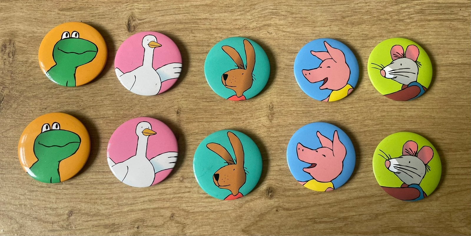 10 buttons Kikker en zijn vrienden Max Velthuijs, Boeken, Ophalen of Verzenden, Zo goed als nieuw, Fictie algemeen