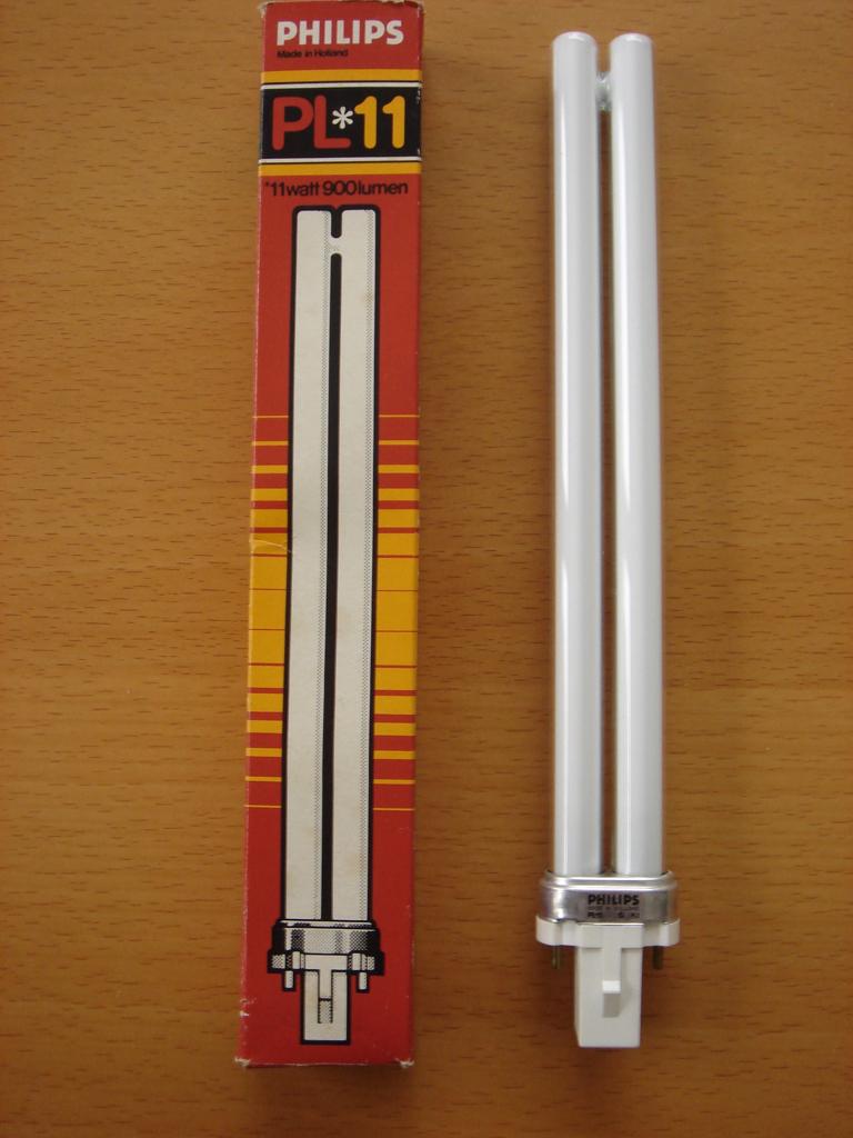 Philips PL 11 lamp  - 11 watt  900 lumen, Ophalen of Verzenden, Gebruikt, Spaarlamp
