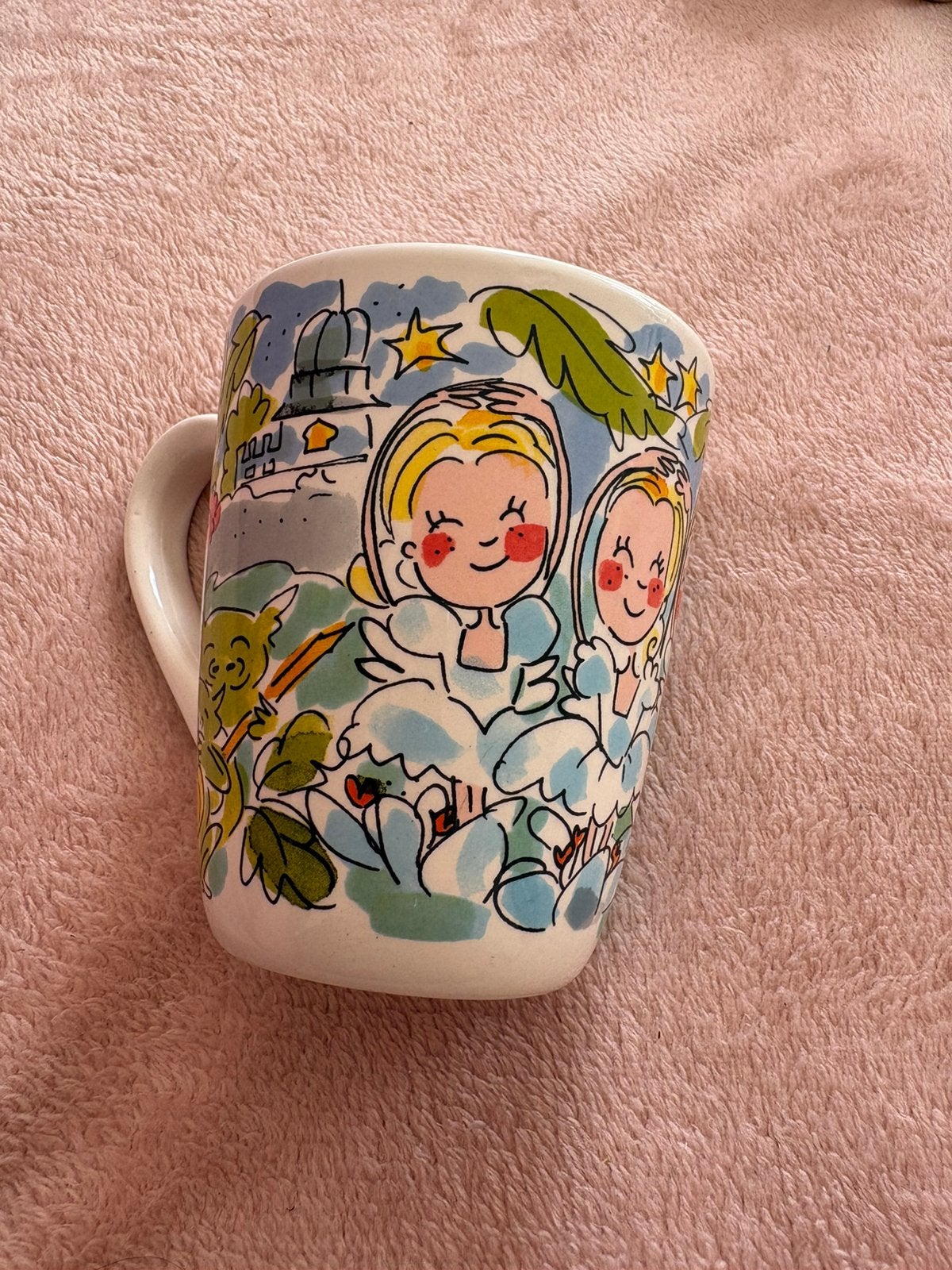 Blond Amsterdam efteling theemok, Huis en Inrichting, Ophalen, Zo goed als nieuw, Kop(pen) en/of Schotel(s), Aardewerk