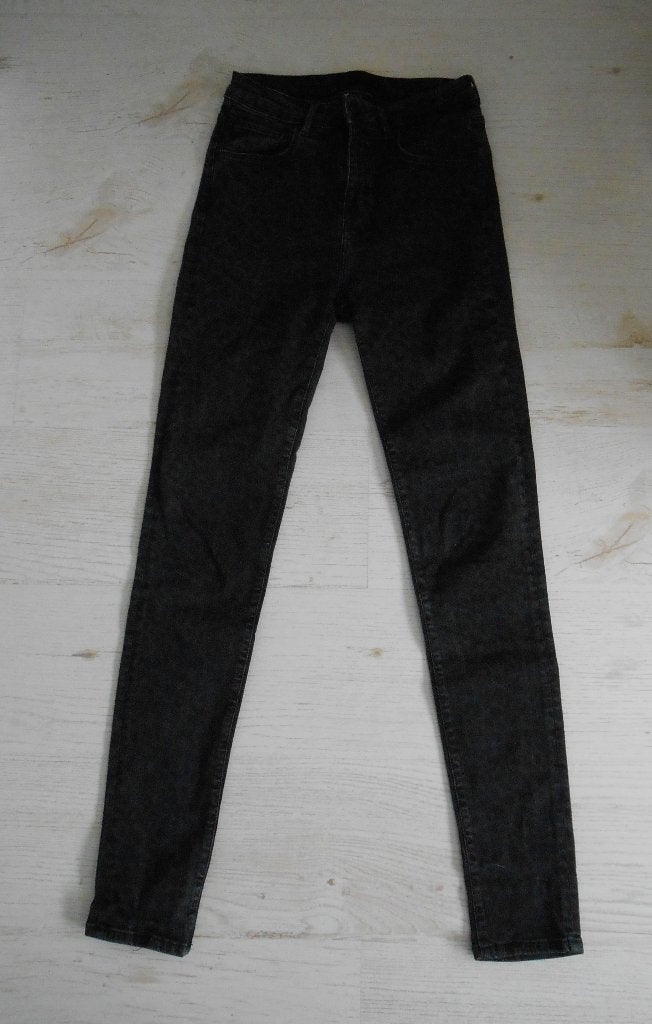 Seven Sisters high waist skinny jeans zwart mt 30 (mt 36/38), Seven Sisters, Zwart, Ophalen of Verzenden, Zo goed als nieuw