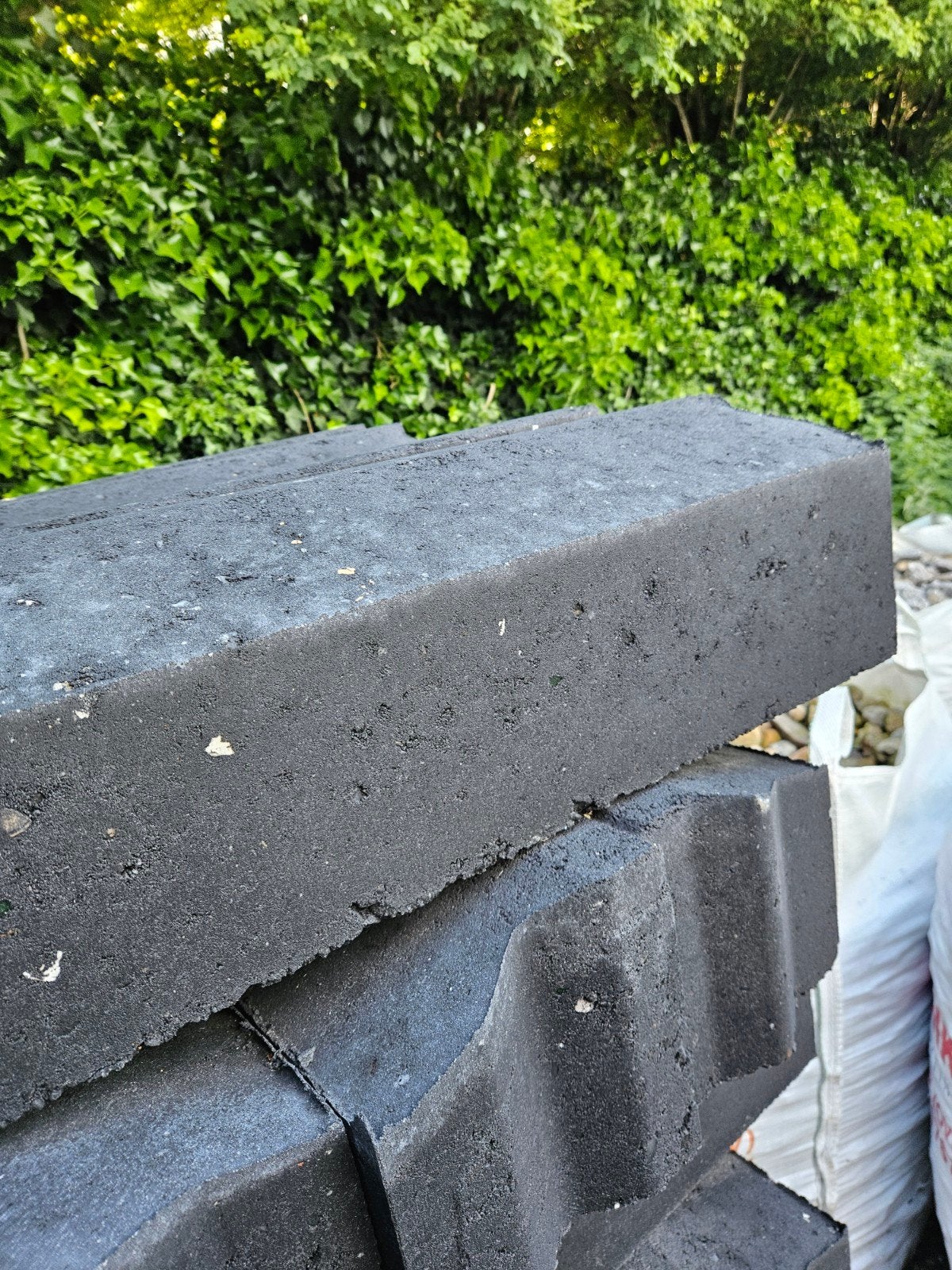 Betonbanden 5x20x20 antraciet, Tuin en Terras, Tegels en Klinkers, Ophalen, Overige typen, Nieuw, Minder dan 5 m²