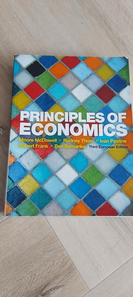 Principles of Economics, Boeken, Studieboeken en Cursussen, Gelezen, Diverse auteurs, Beta, HBO
