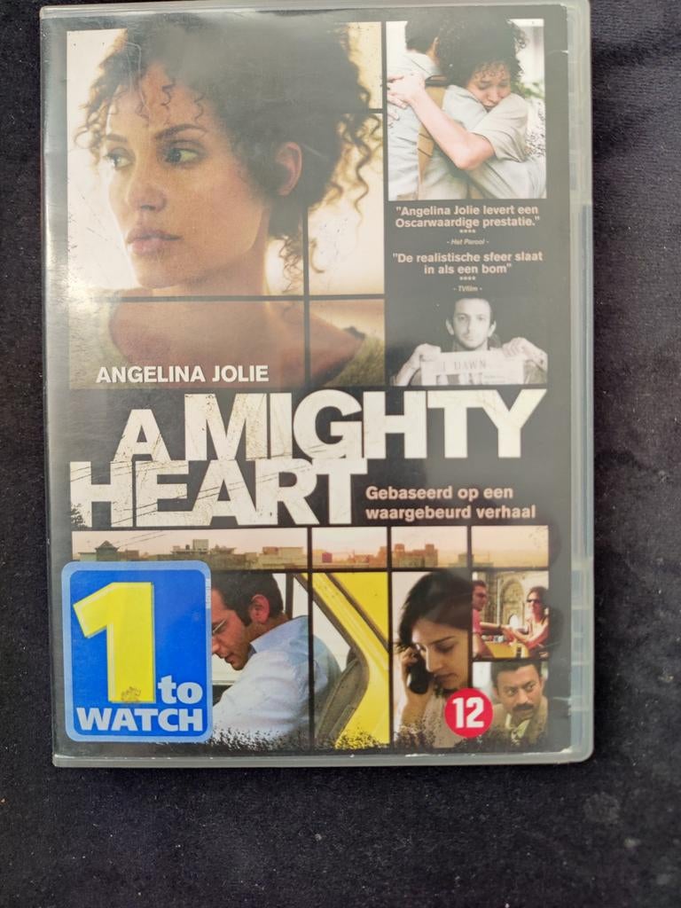 A Mighty Heart DVD - Waargebeurd Drama met Angelina Jolie, Vanaf 12 jaar, Ophalen of Verzenden, Gebruikt, Waargebeurd drama