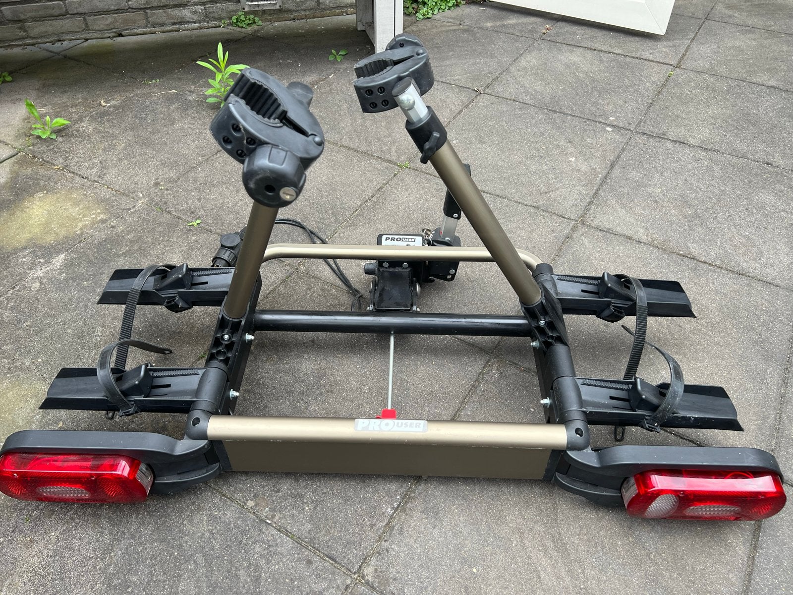 Zeer goede fietsendrager (niet voor e-bikes), Auto diversen, Fietsendragers, Ophalen, 2 fietsen, Gebruikt, Trekhaakdrager