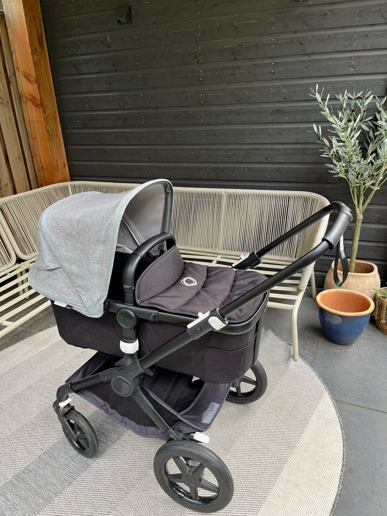 Bugaboo Fox 2 Kinderwagen Zwart, Ophalen, Gebruikt, Luchtbanden, Bugaboo