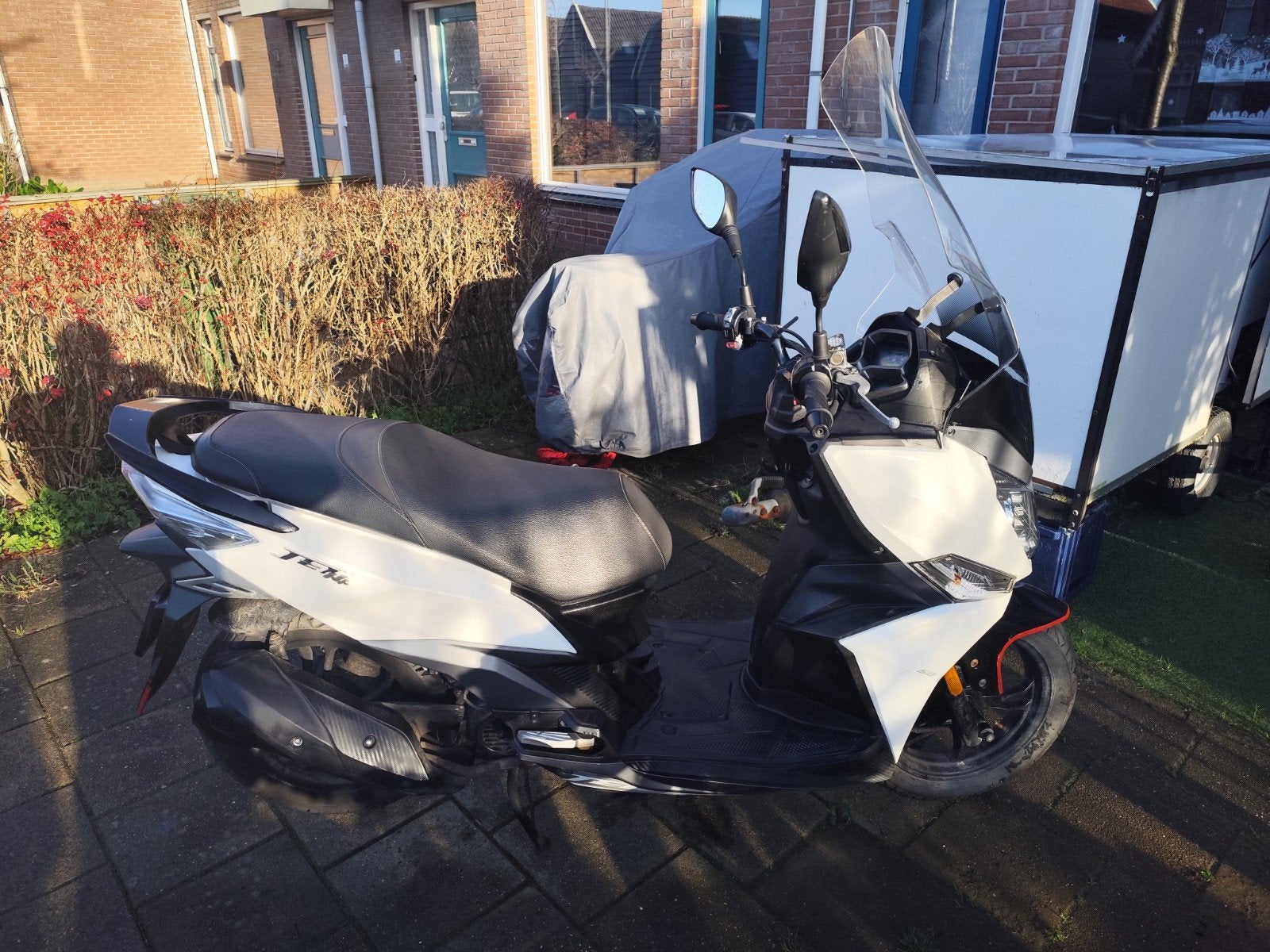 Sym Jet 14 scooter - Wit/Zwart, Ophalen, Gebruikt, Benzine, SYM