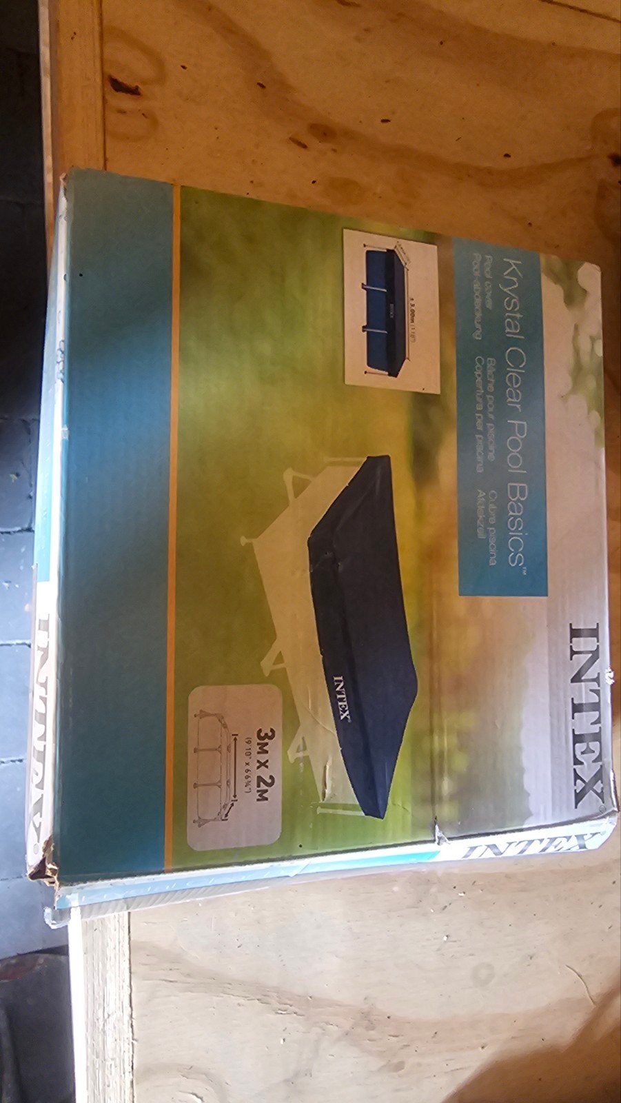 Intex Krystal Clear Pool Basics zwembadafdekking 3x2m, Tuin en Terras, Ophalen