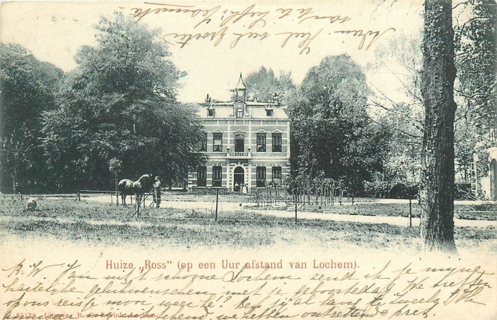 701-177-011 Lochem Huize Ross, Verzenden, Voor 1920, Gelderland