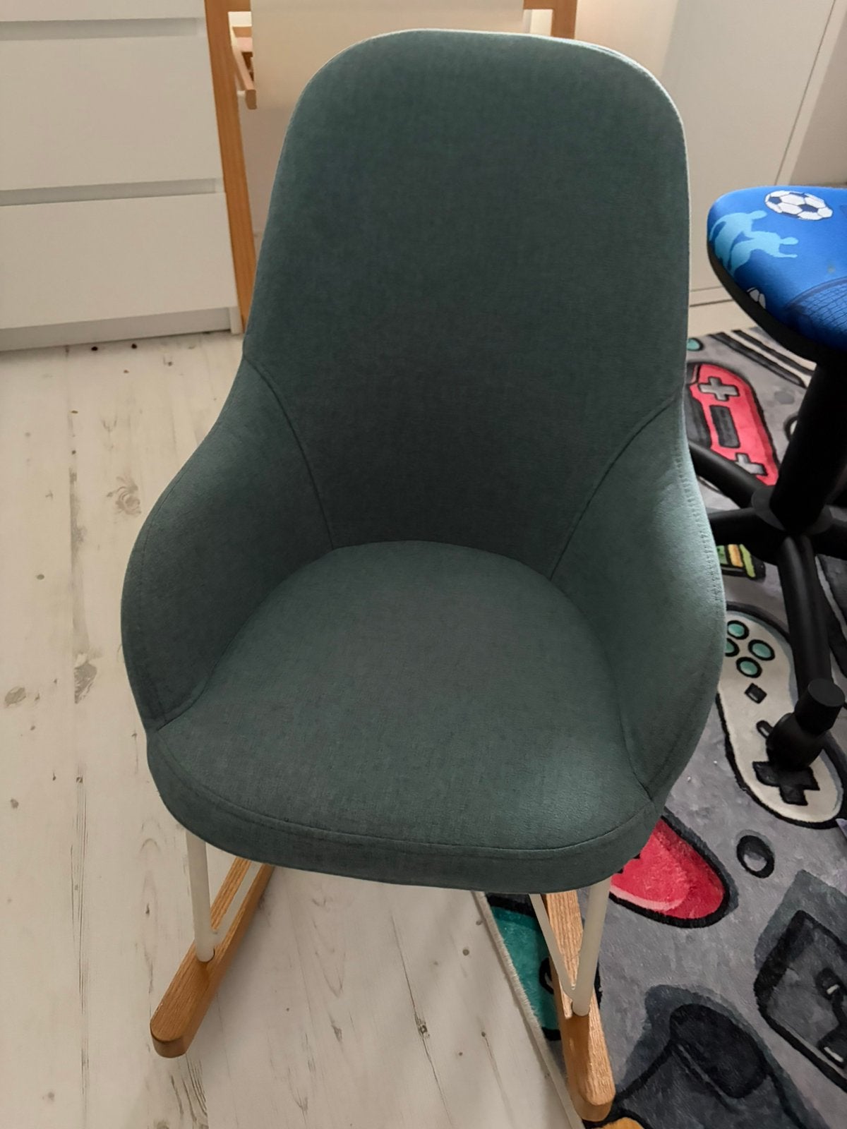 Wipstoel kind, Huis en Inrichting, Ophalen, Zo goed als nieuw, Wit, Eén