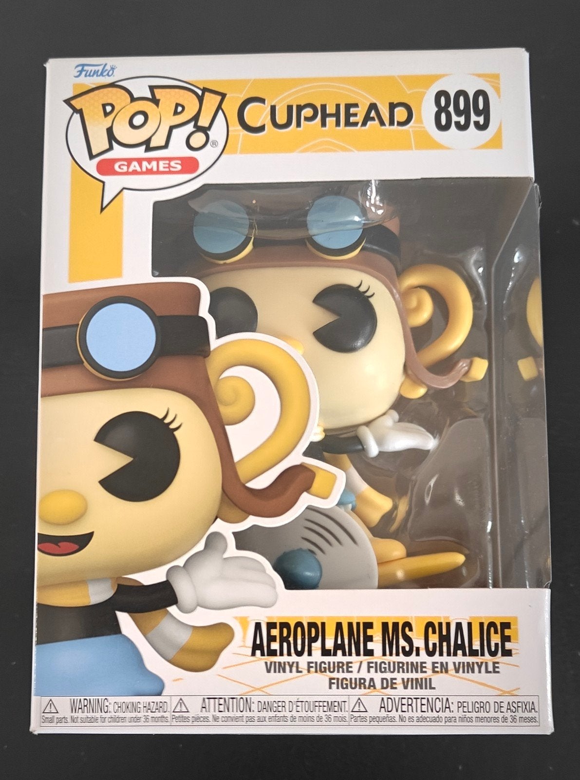 Cuphead Funko Pop Aeroplane Ms. Chalice (899), Ophalen of Verzenden, Nieuw