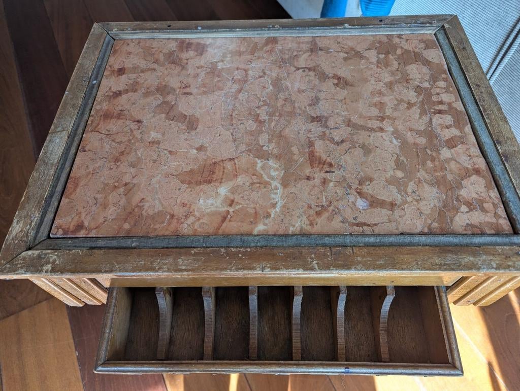 Antiek Bagatellespel op poten / Knikkertafel, Antiek en Kunst, Antiek | Speelgoed, Ophalen of Verzenden