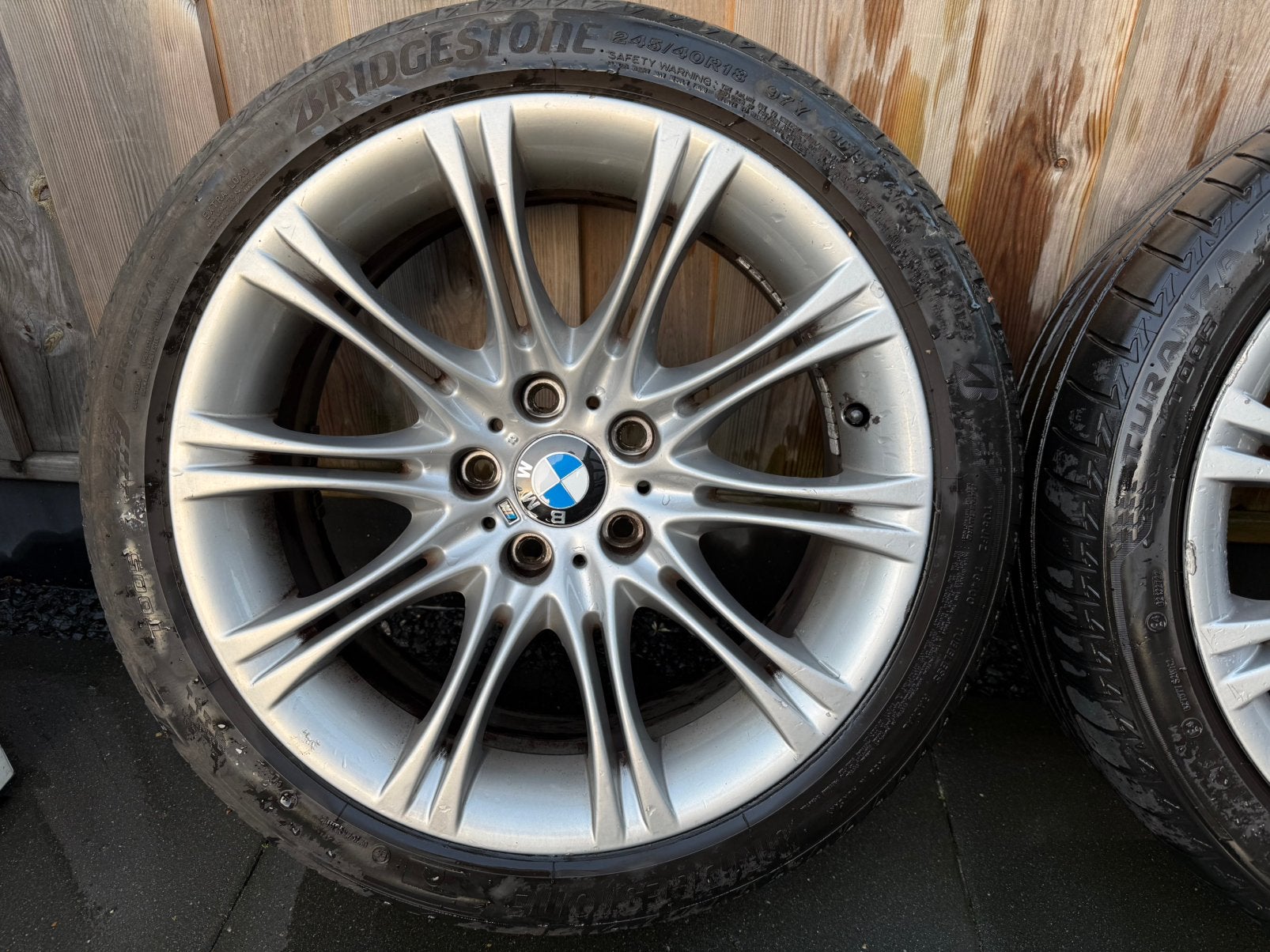 BMW 5 serie E60 E61 Style 135 M-Pakket 245/40/18, Ophalen, 18 inch, Banden en Velgen, Personenwagen