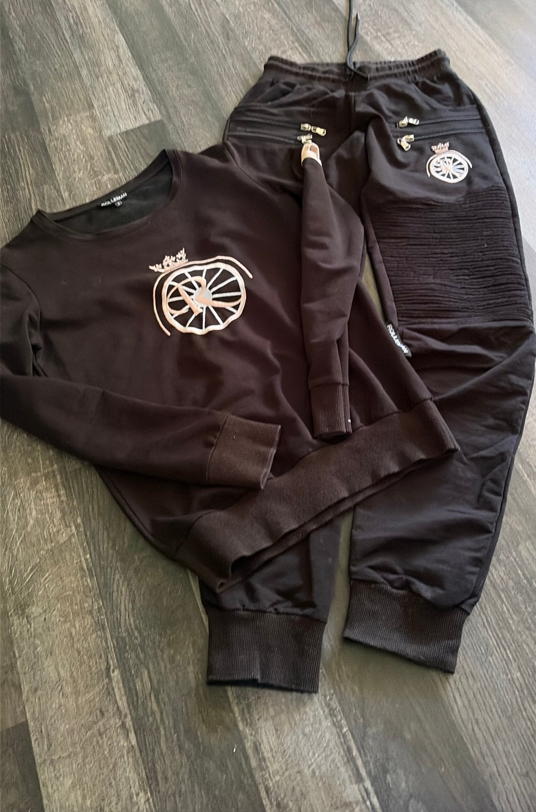 Rolleman pak maat S, Kleding | Dames, Huispakken, Ophalen of Verzenden, Zo goed als nieuw, Maat 36 (S), Zwart