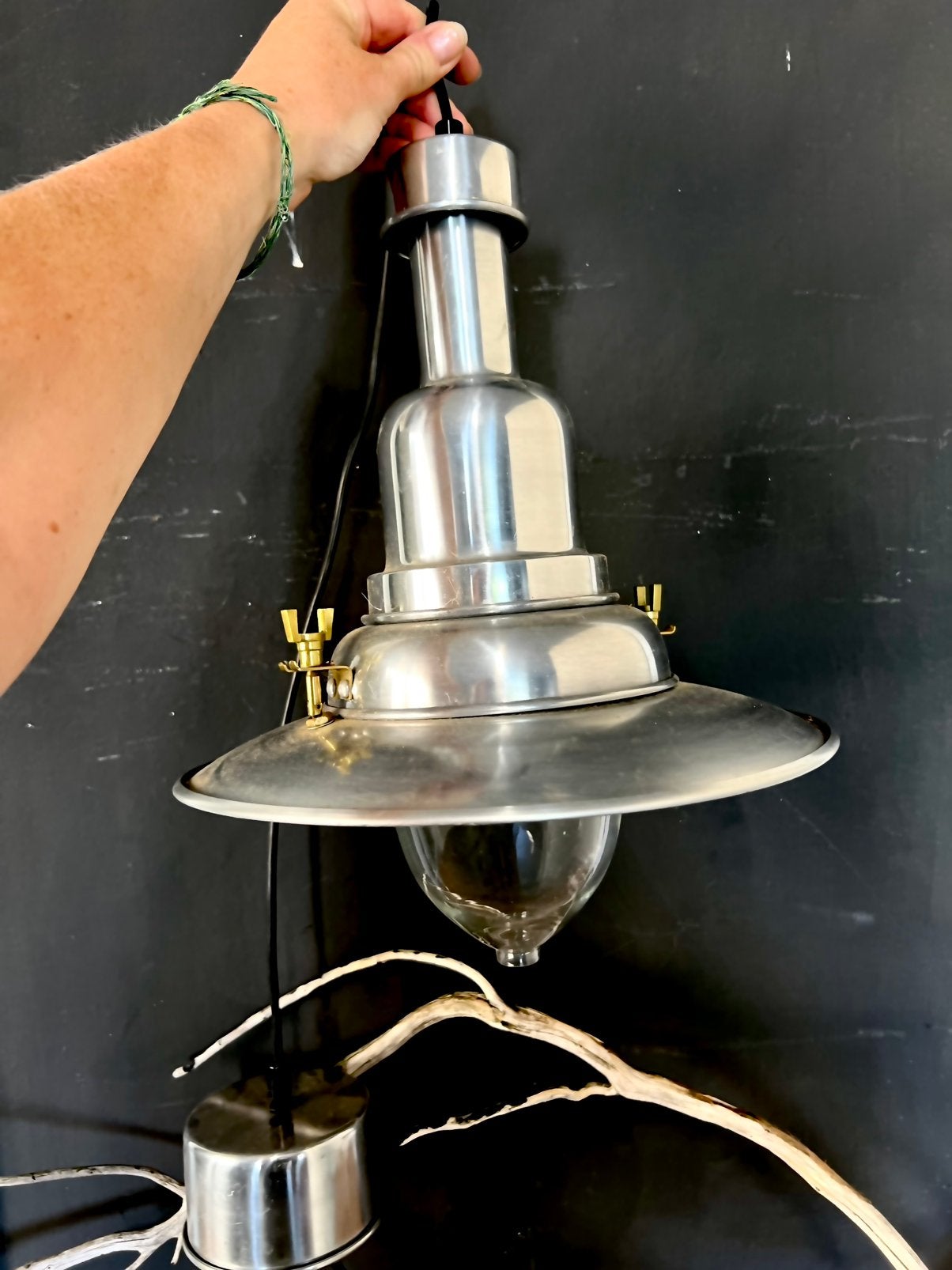 Ikea hanglamp ottava, Ophalen of Verzenden, Zo goed als nieuw, Metaal
