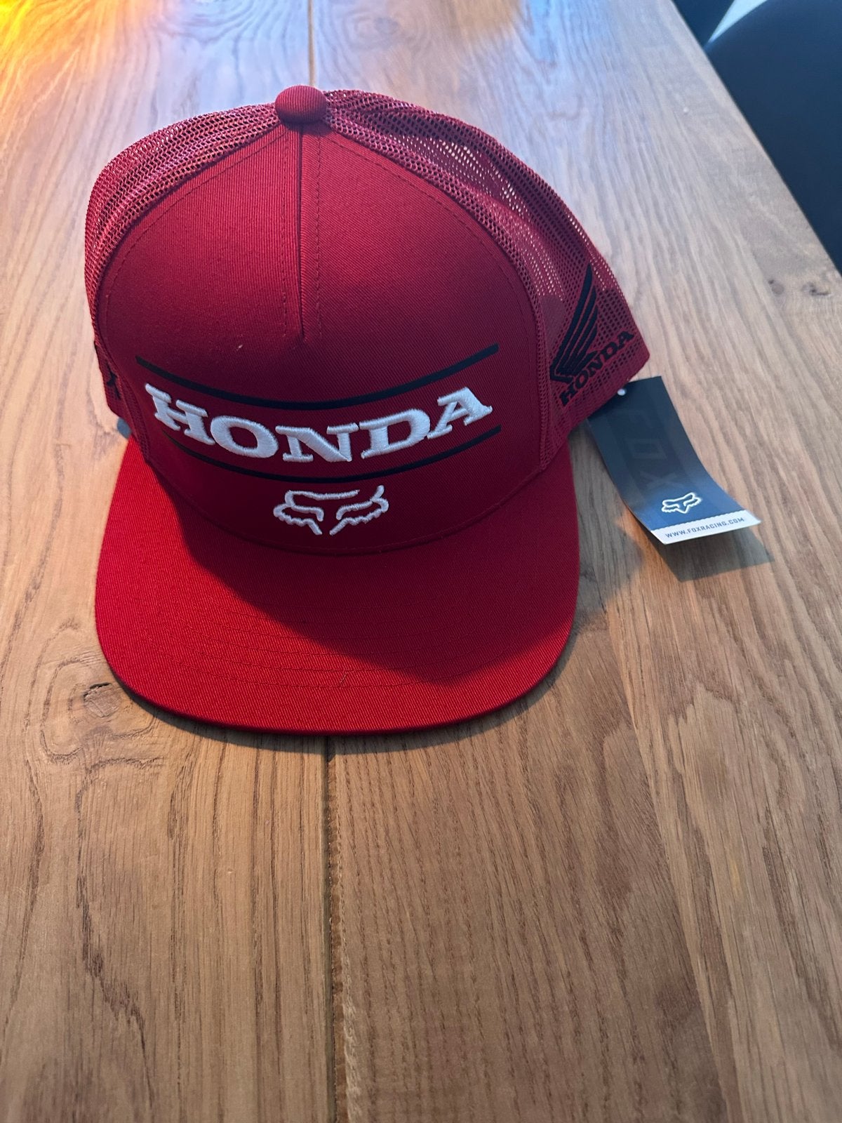 Nieuwe Honda Fox Racing Trucker Cap - Rood, Ophalen of Verzenden, Nieuw, One size fits all, Pet