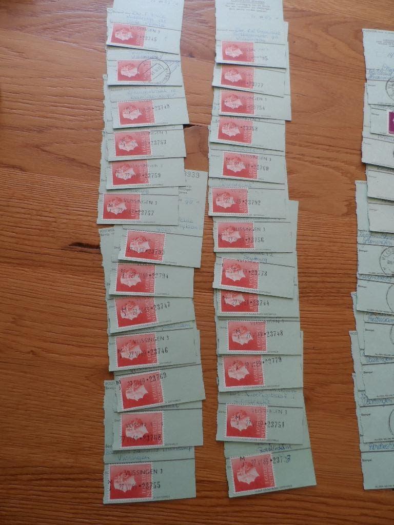 Postwissel bewijsstukken van storting, Verzenden, Overige typen