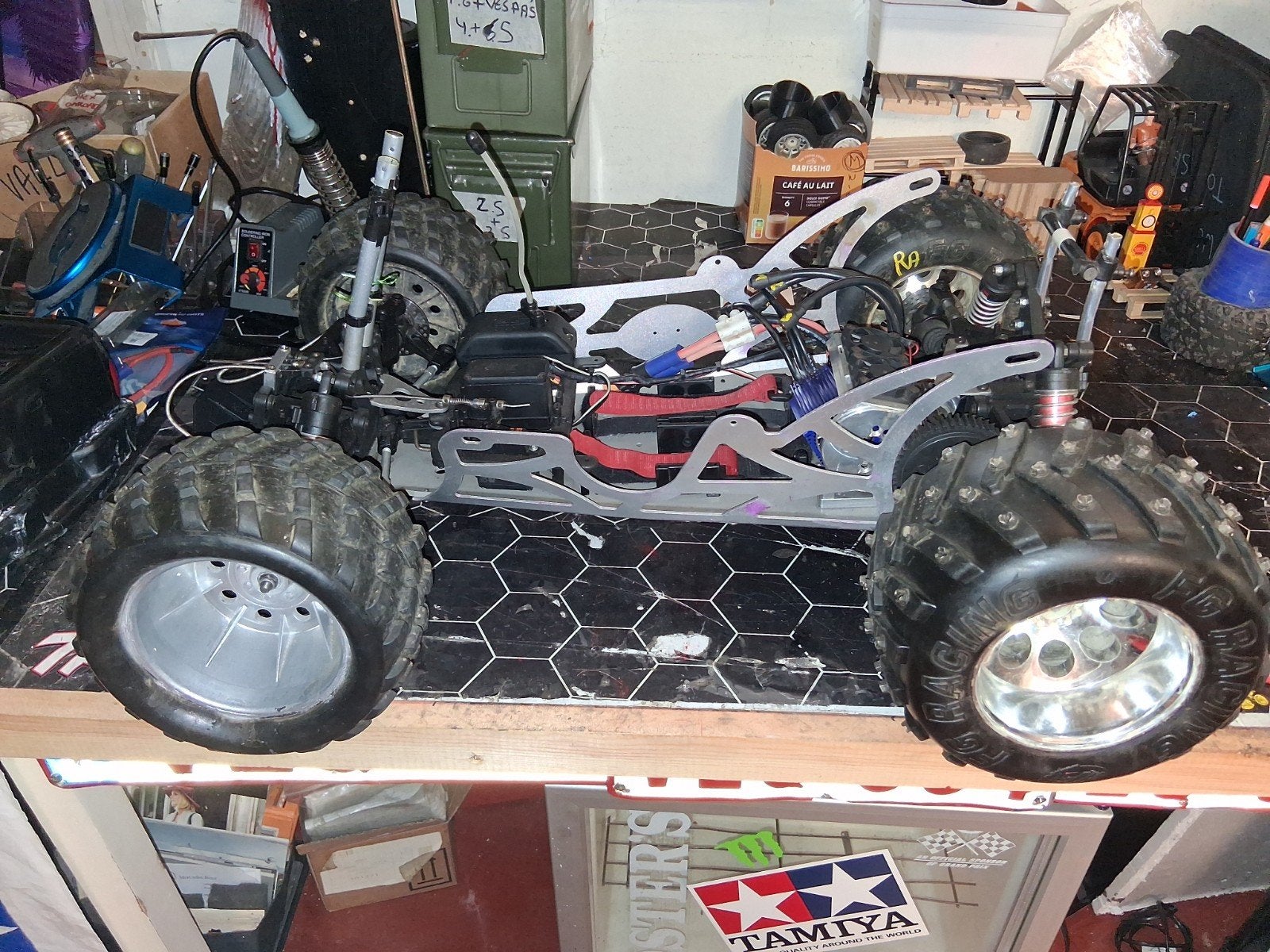 FG Monster Truck ROLLER - Ideaal voor onderdelen of ombouw, Gebruikt, Auto offroad, Overige schalen, Overige typen