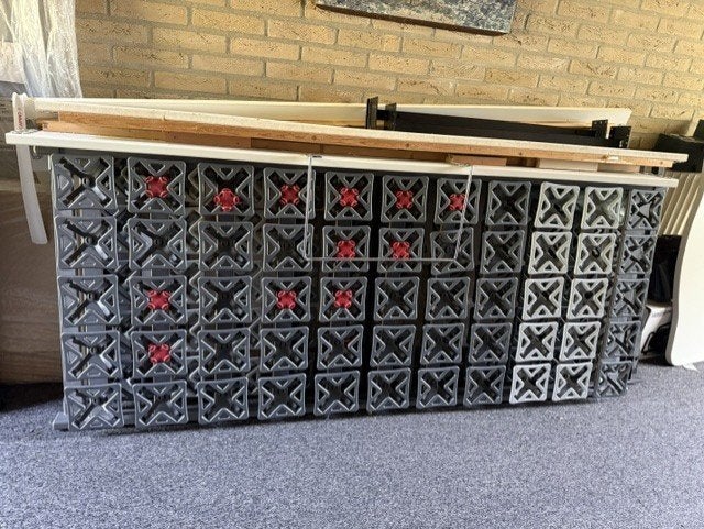 2 luxe lattenbodem, Ophalen, Eenpersoons, Zo goed als nieuw, 80 cm