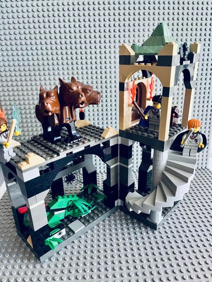 LEGO Harry Potter 4706 Forbidden Corridor, Kinderen en Baby's, Gebruikt, Lego, Harry Potter, Ophalen of Verzenden