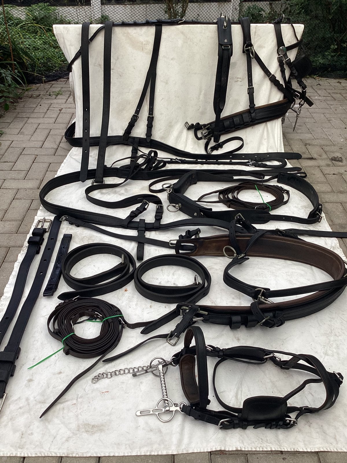 Tweespan van der wiel  mentuig  Full € 790, Dieren en Toebehoren, Overige disciplines, Ophalen of Verzenden, Bit, Antislip
