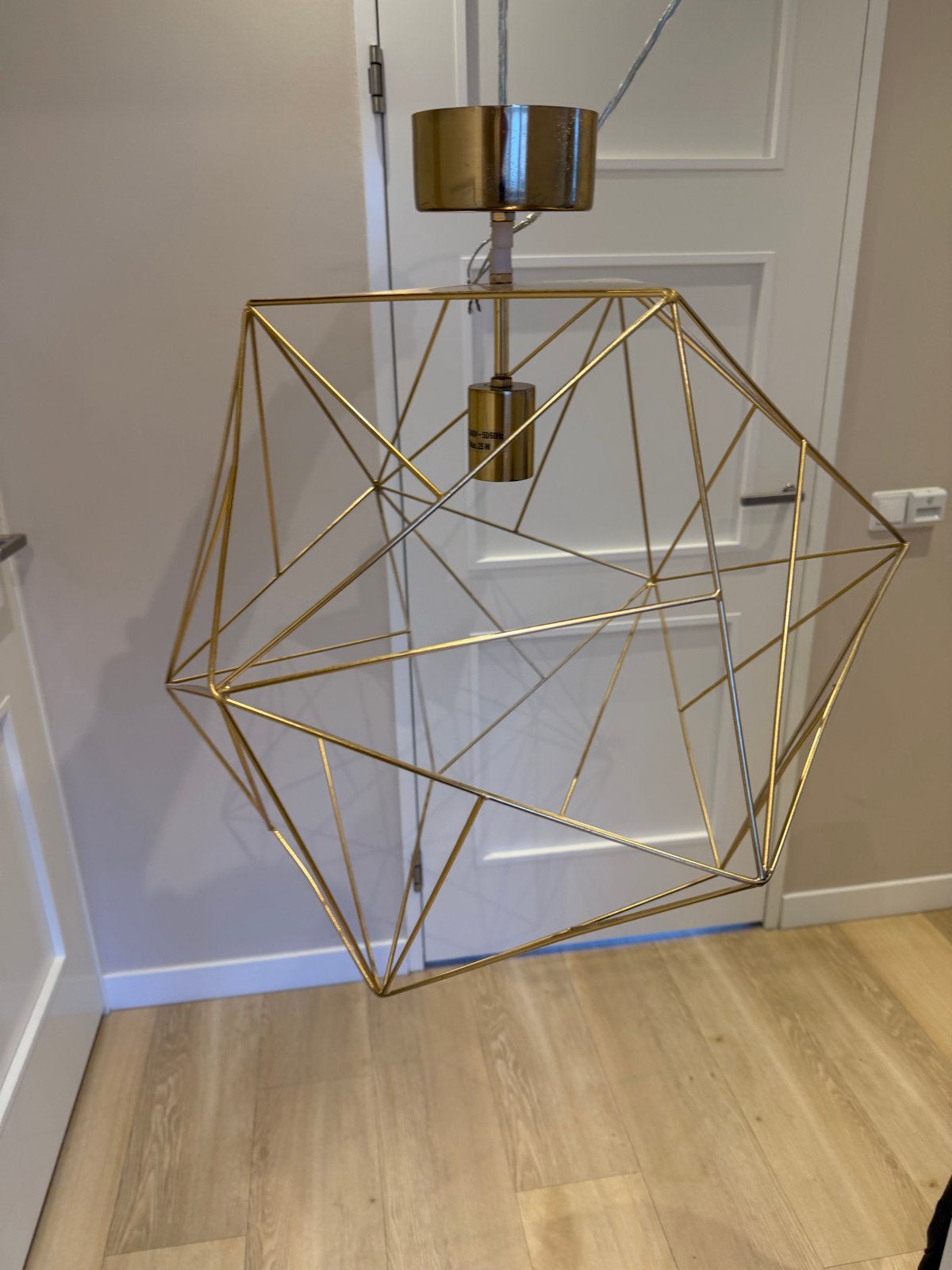 Westwing hanglamp goudkleurig - Zo goed als nieuw, Ophalen of Verzenden, Zo goed als nieuw, Metaal, E27 (groot)