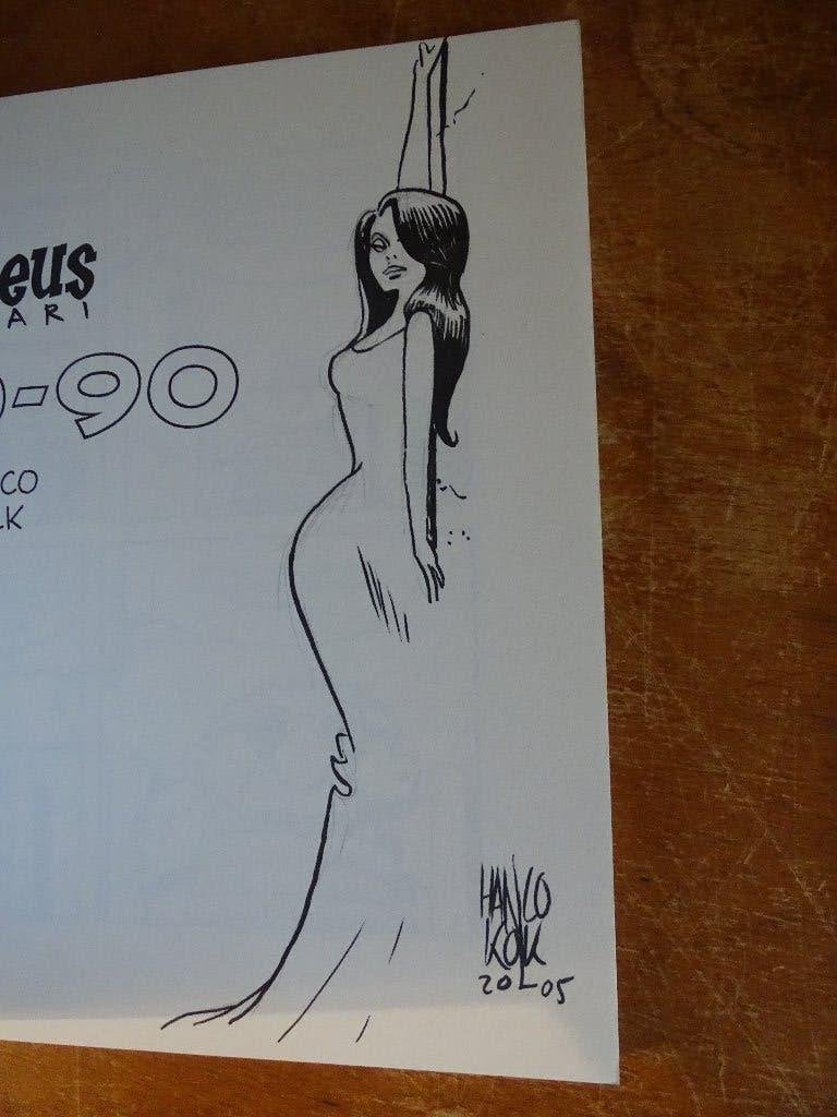 Gilles de Geus 90-60-90 Oblong met tekening van Hanco Kolk, Eén stripboek, Ophalen, Zo goed als nieuw