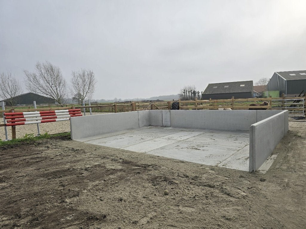 Prefab betonnen mestbak incl. levering en plaatsing, Verzenden, 25 cm of meer, Biels, 50 cm of meer