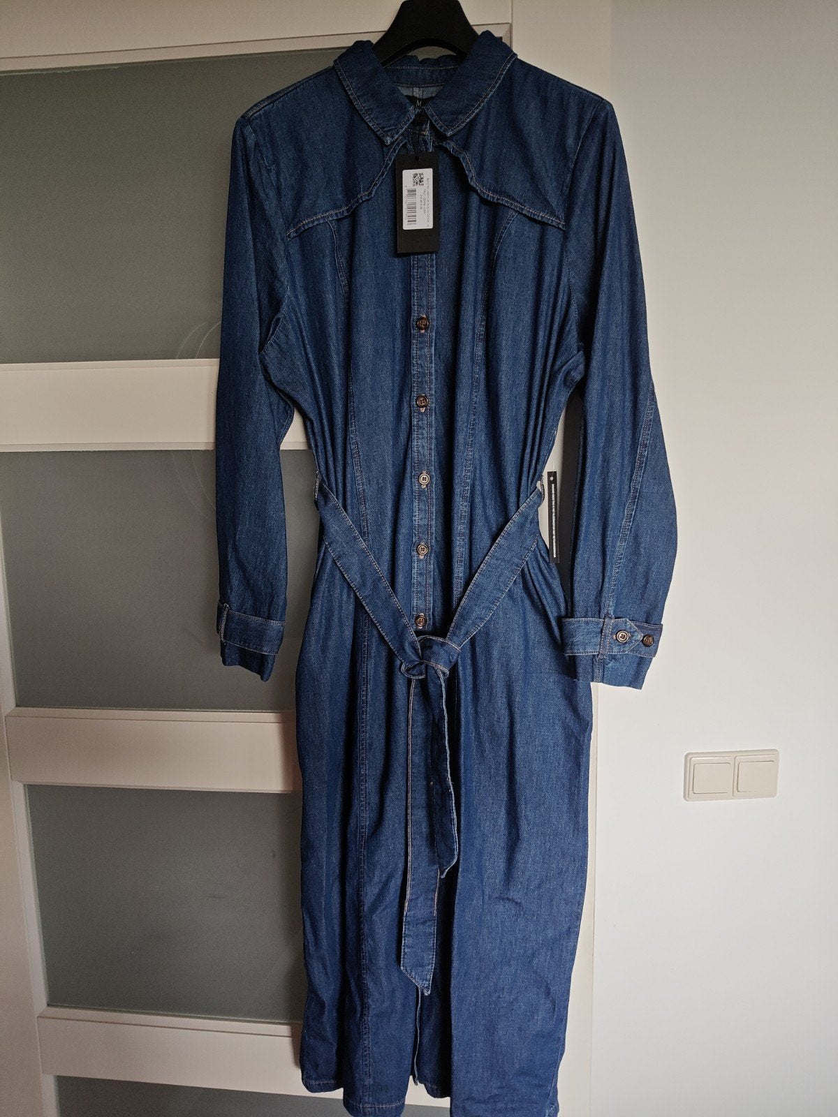 Mart Visser denim jurk maat 46, Maat 46/48 (XL) of groter, Nieuw, Ophalen of Verzenden, Onder de knie