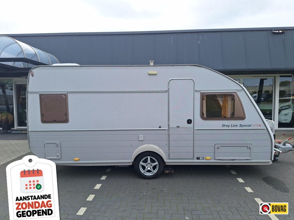 Kip Grey Line Special 47 TDB MOVER EN VOORTENT, Standaardzit, Kip, Bedrijf, 4 tot 5 meter