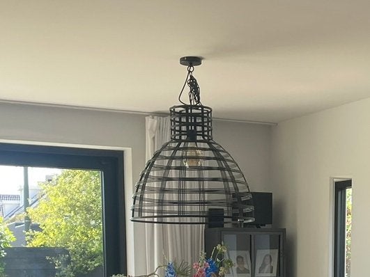 Molfetta hanglamp industrieel 70 cm, Ophalen, Zo goed als nieuw