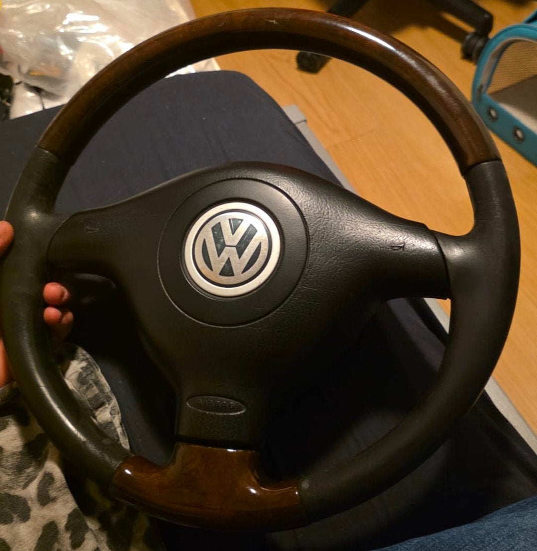 Golf 4 Hout Leren stuur, Auto-onderdelen, Ophalen