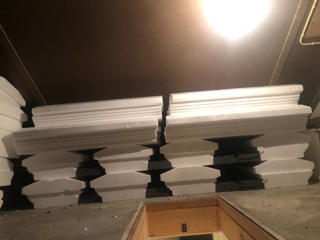 Broodjesvloer EPS Isolatie-elementen, Doe-het-zelf en Verbouw, Ophalen, 12 cm of meer, Nieuw, 15 m² of meer