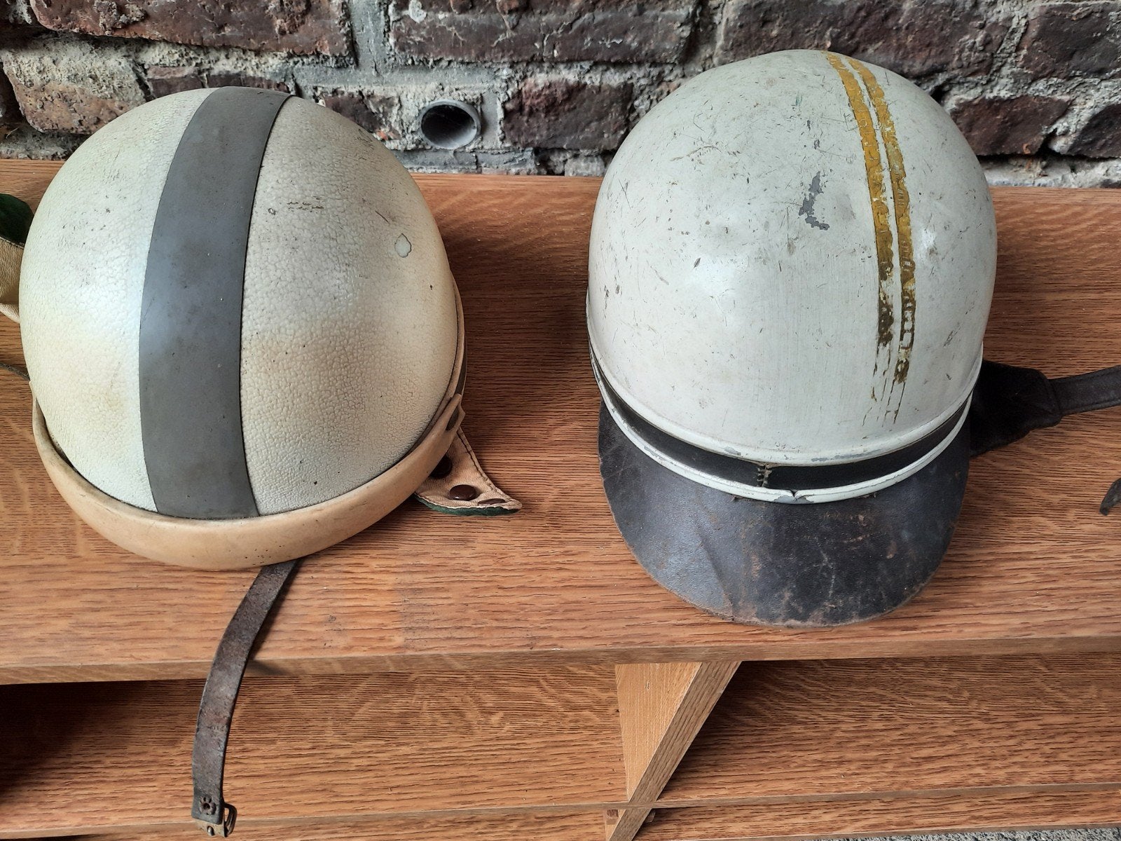 Vintage motorhelmen - NOGE SPECIAL en Levior, Overige merken, Heren, Jethelm, Ophalen of Verzenden