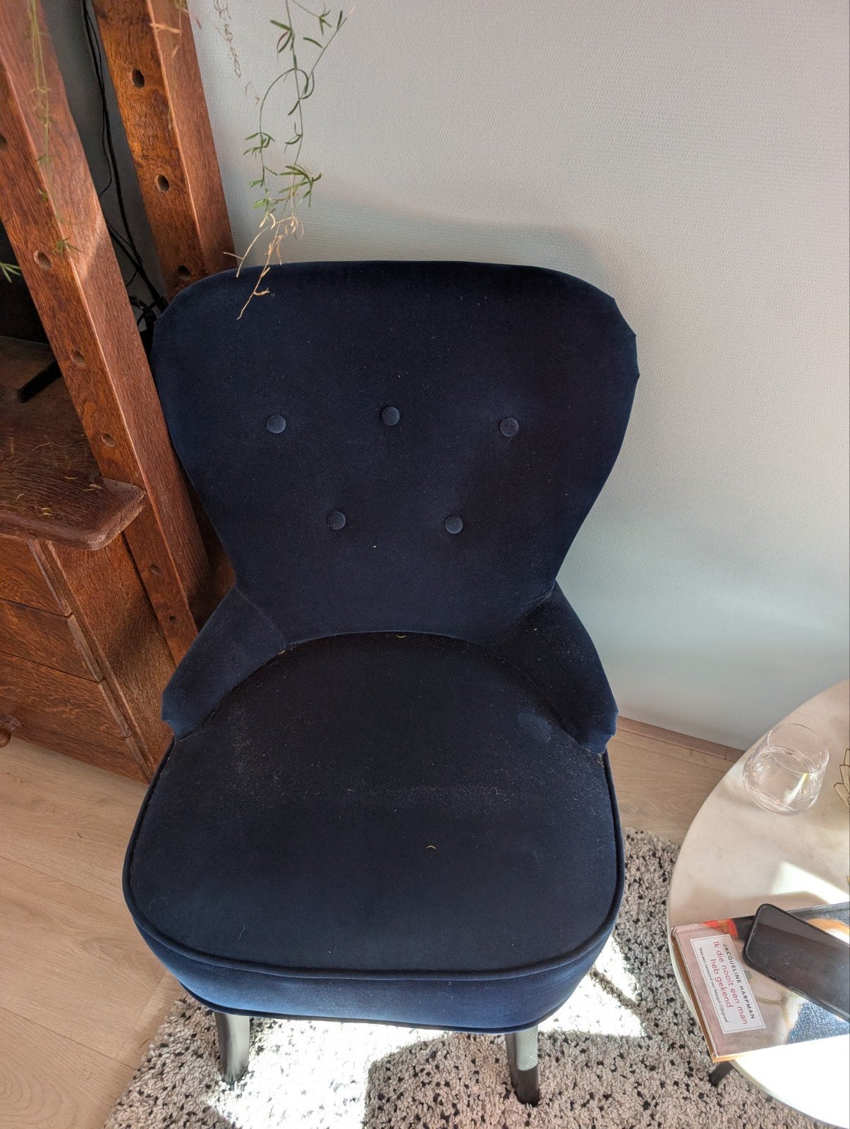 Ikea Fouteuil blauw, Ophalen, Gebruikt, Blauw