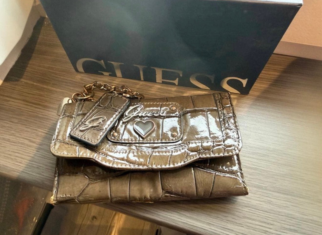 Guess portemonnee met sleutelhanger, Ophalen, Gebruikt