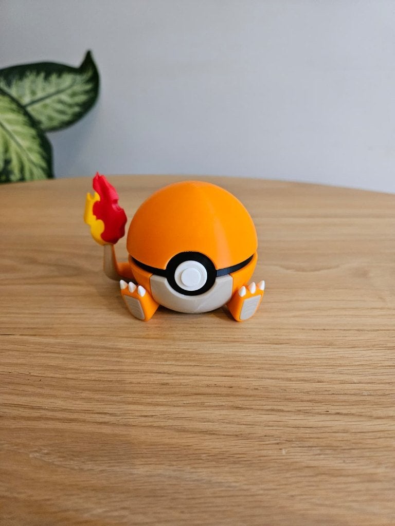 Charmander Pokeball 3D print – Pokemon decoratie, Ophalen of Verzenden, Nieuw, Overige typen