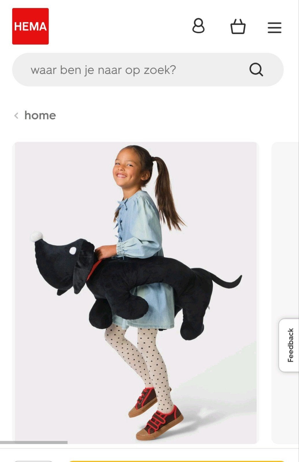 Takkie  verkleedpak jip janneke voor 3+ Hema nieuw, Nieuw, Hond, Ophalen of Verzenden
