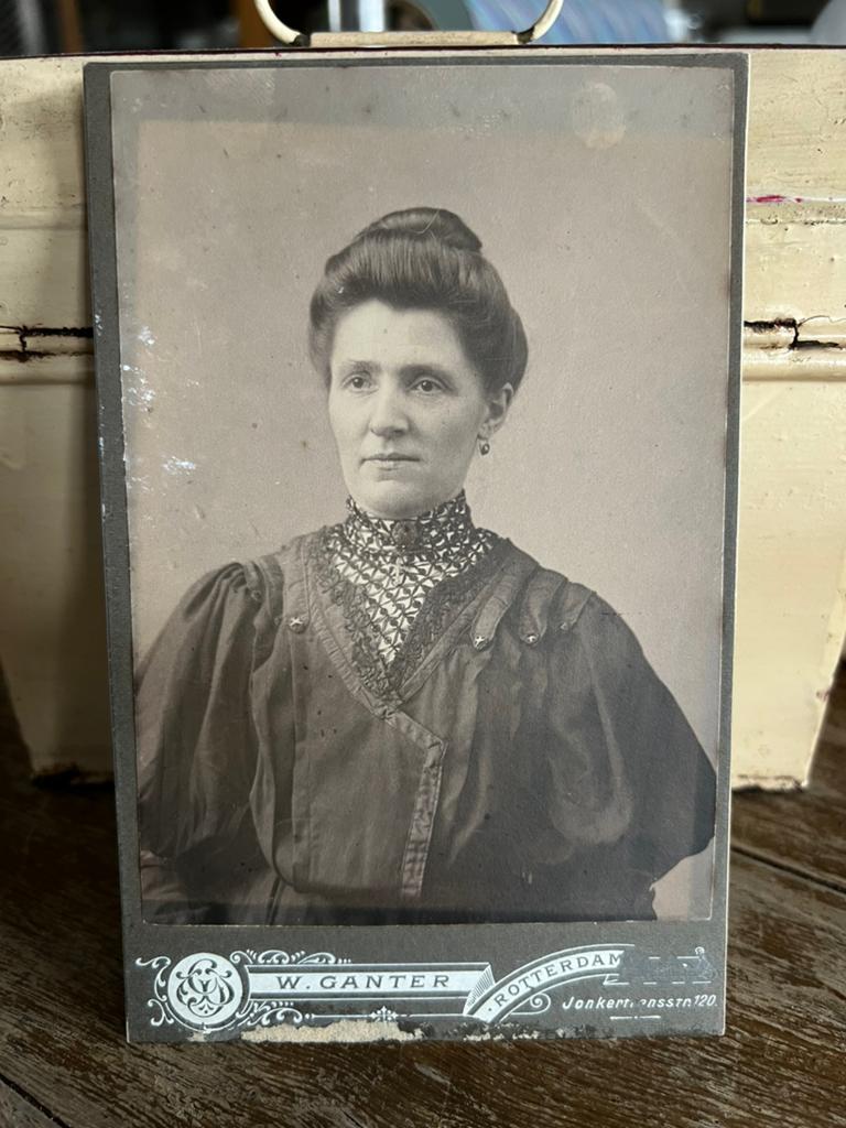 OUDE FOTOKAART FOTOGRAAF ROTTERDAM, Ophalen of Verzenden, Voor 1940, Gebruikt