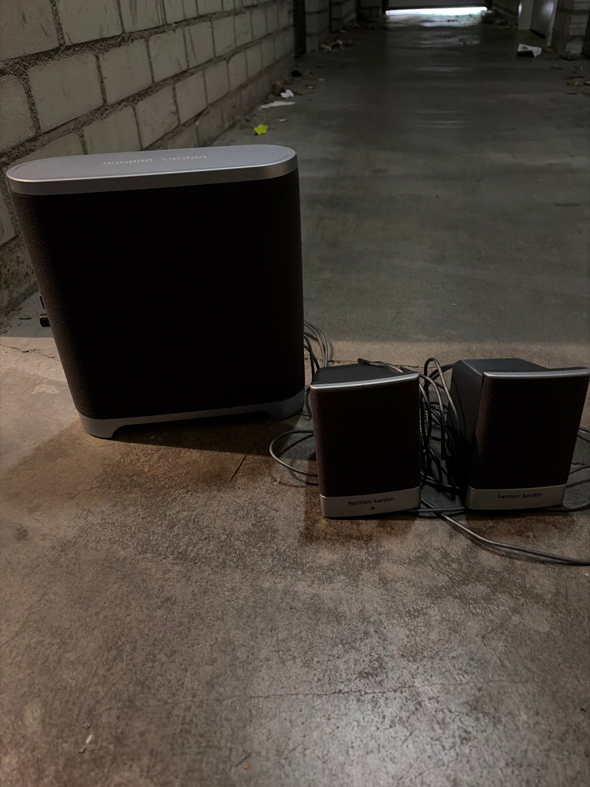 Harman Kardon Speakerset met Subwoofer, Ophalen of Verzenden, Gebruikt, Speakerset, Harman Kardon
