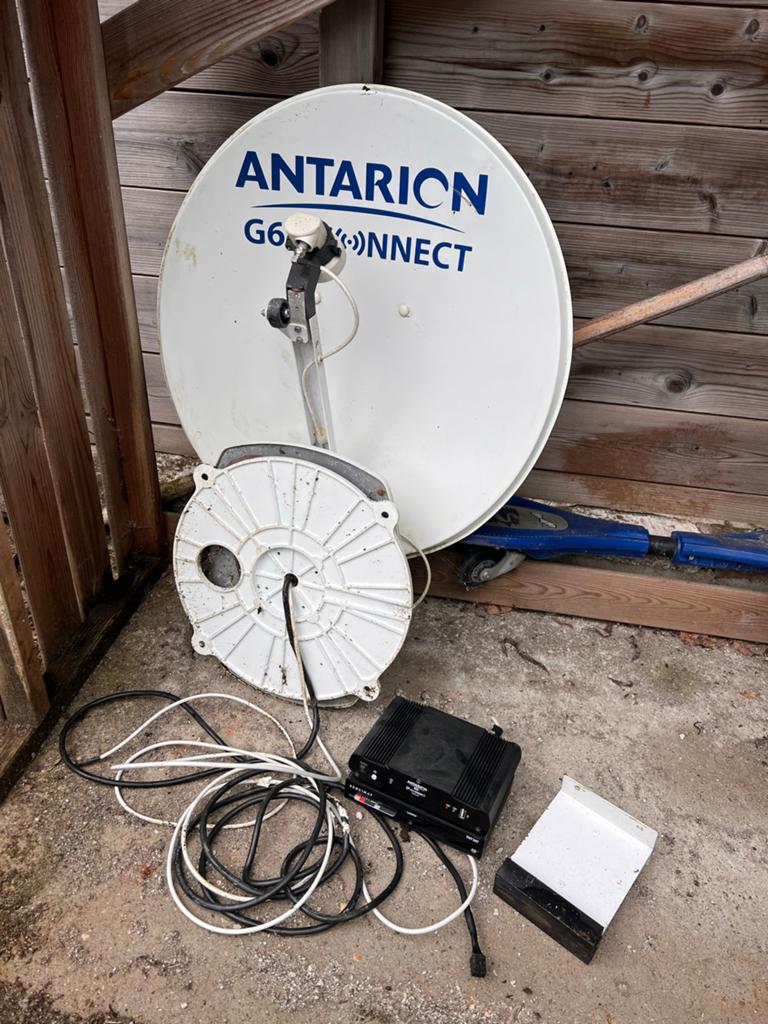 Antarion G6+ Connect Satellietschotel met ontvanger, Audio, Tv en Foto, Schotelantennes, Ophalen, Gebruikt, (Schotel)antenne, Overige merken