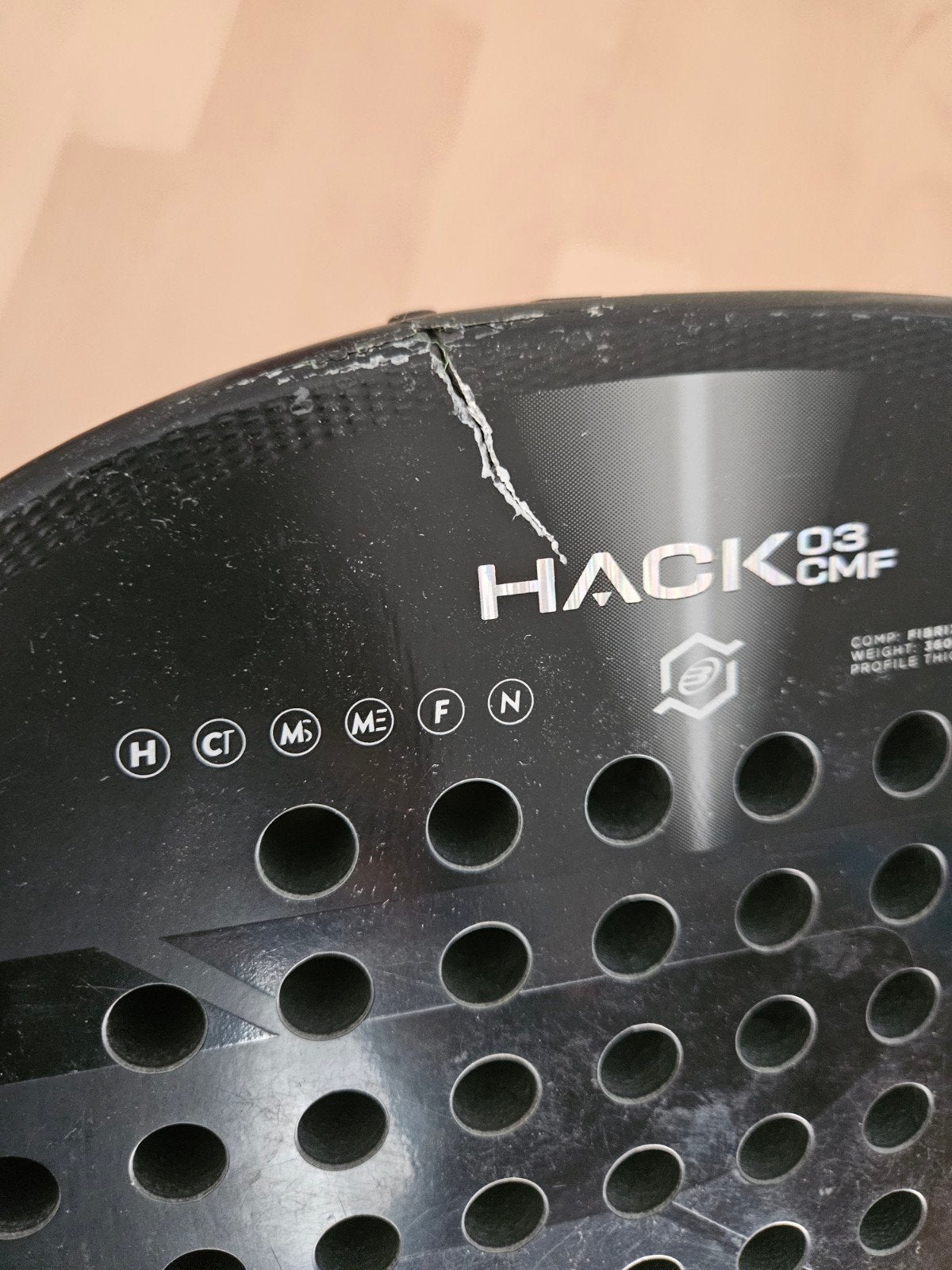 Bullpadel Hack 03 CMF Padel Racket, Ophalen of Verzenden