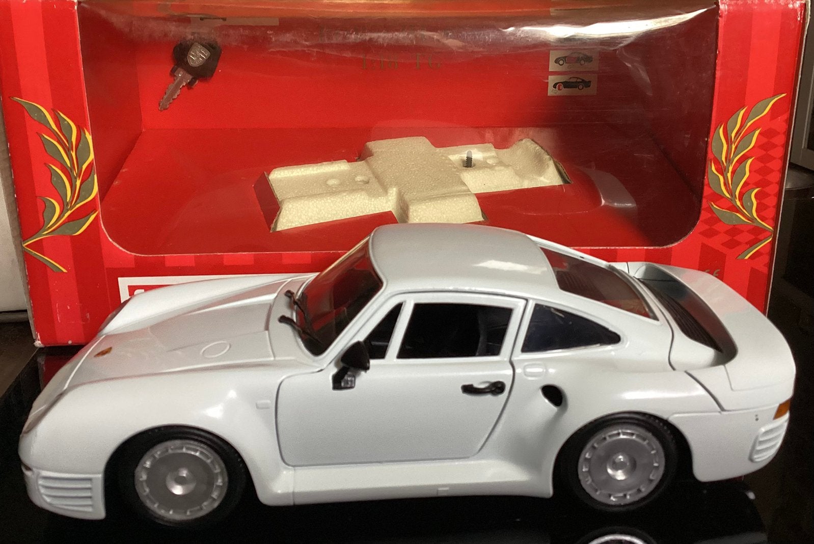 Porsche 959 Polistil, Ophalen of Verzenden, Zo goed als nieuw, Auto, Overige merken