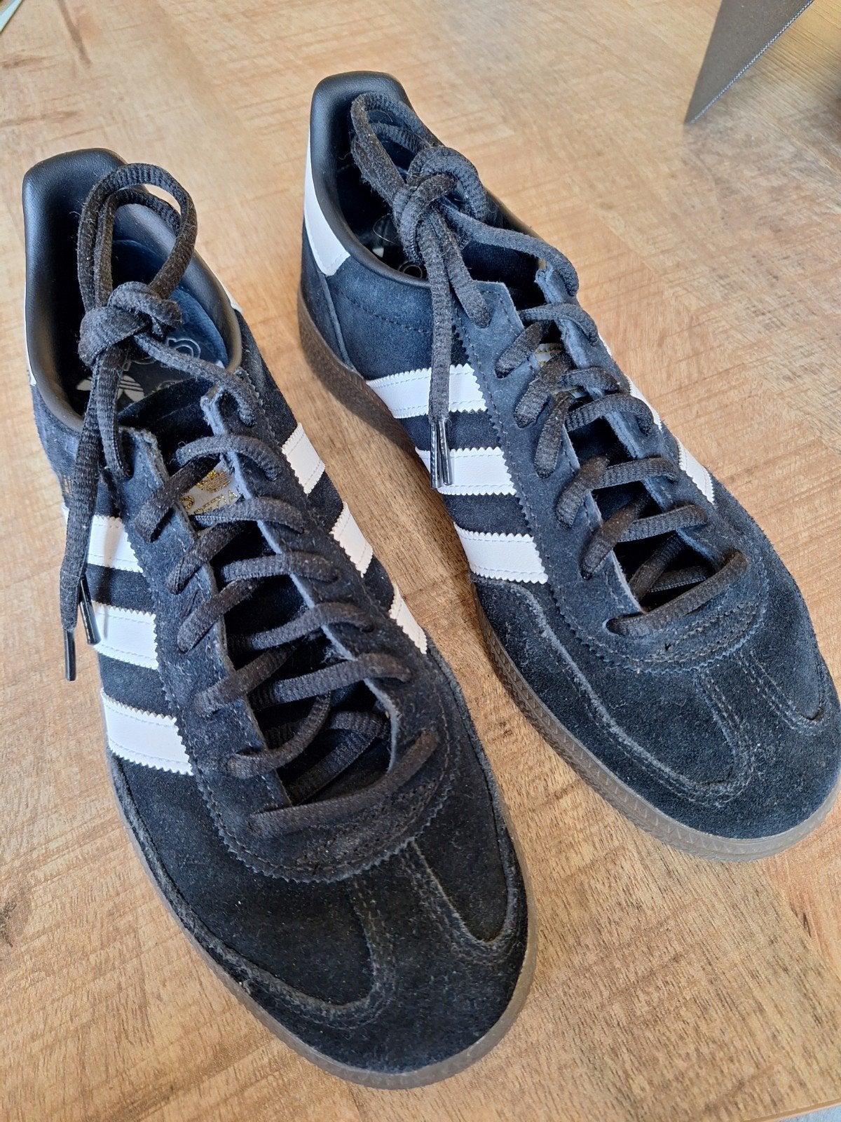 Adidas Handball Spezial sneakers - Zo goed als nieuw, Ophalen, Zwart, Adidas, Sneakers of Gympen