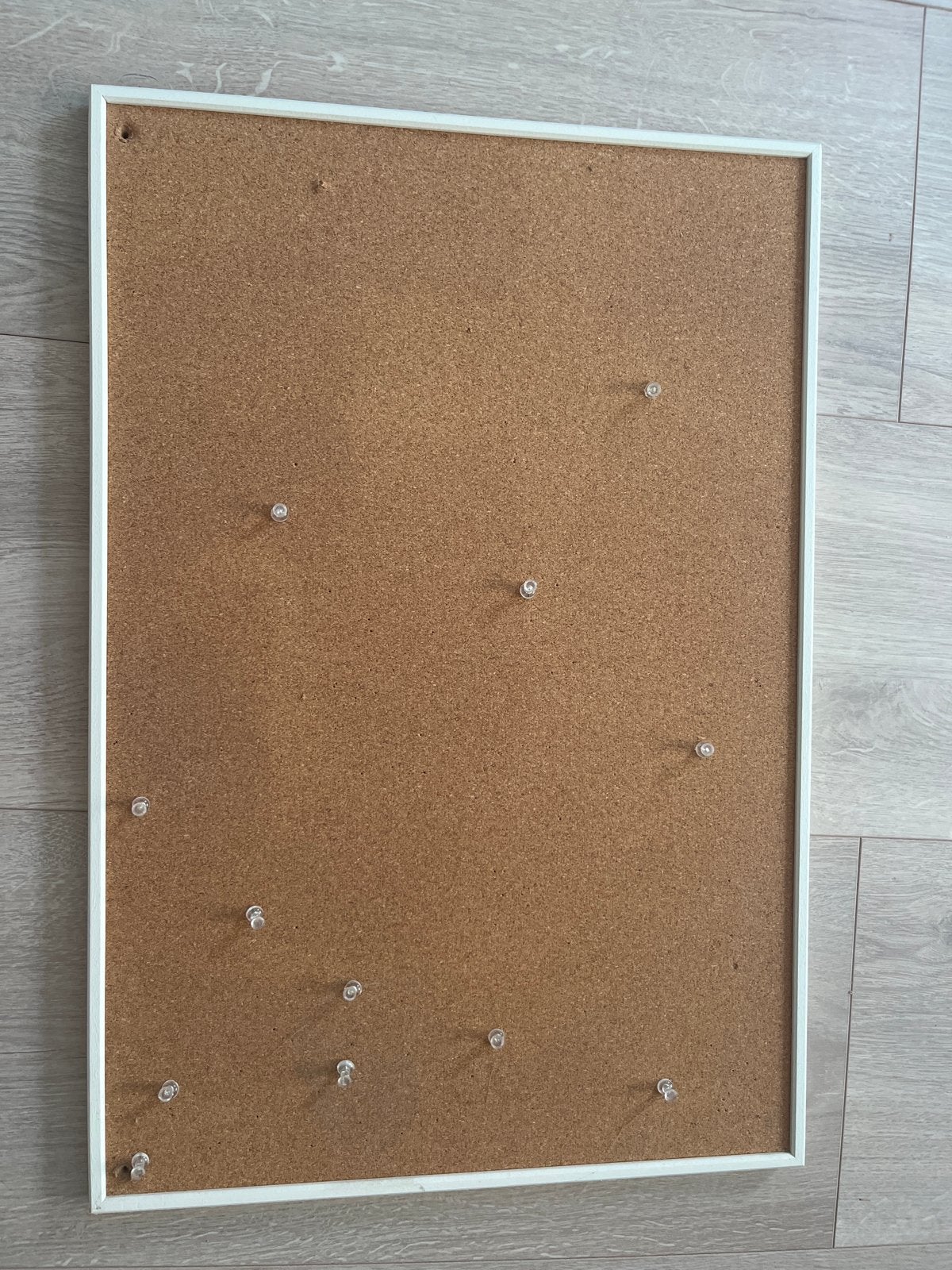 Prikbord met witte lijst, Ophalen, Gebruikt, Prikbord